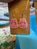 Cute pig earrings