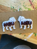 MSU earrings