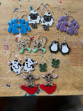 Animal earrings