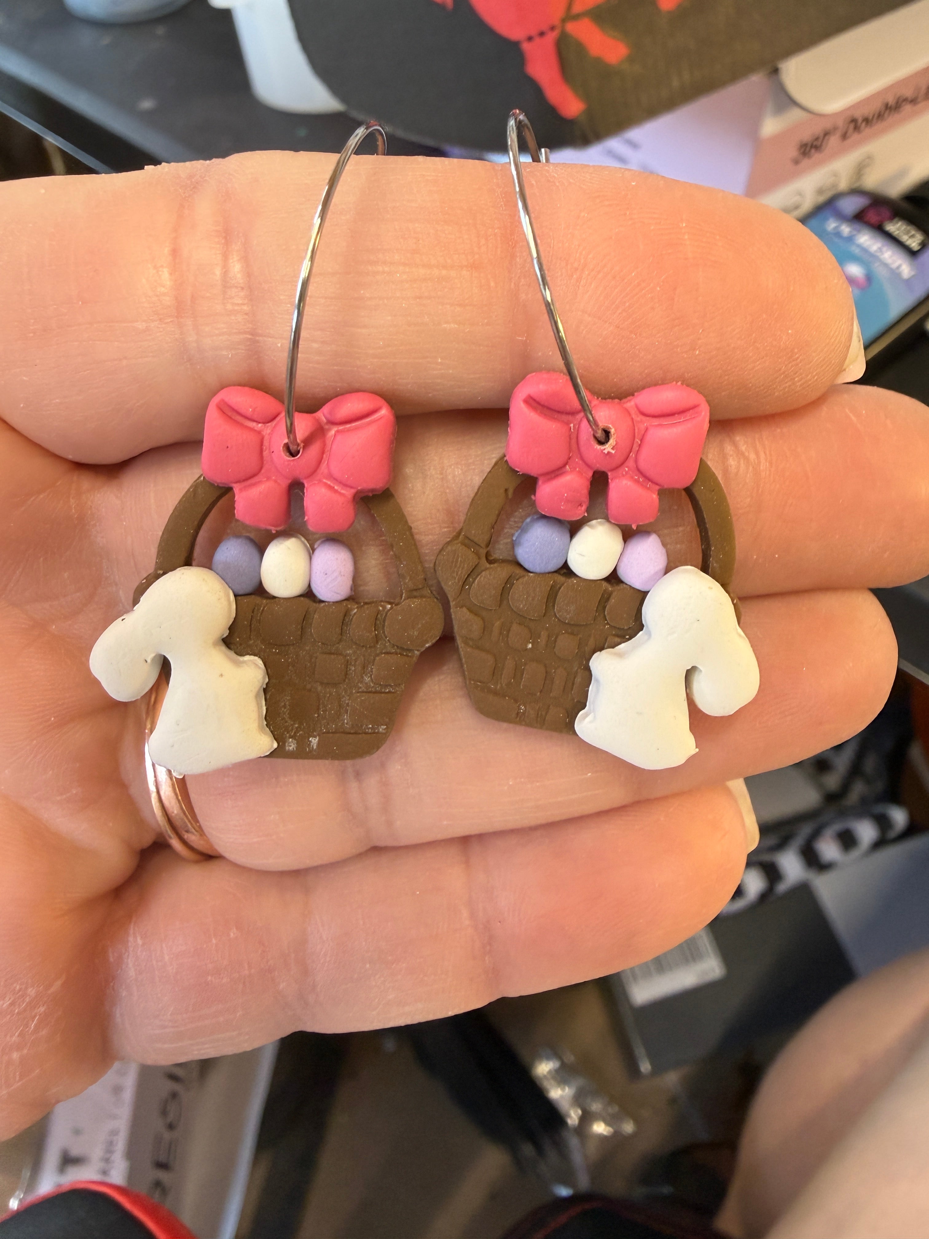 Easter earrings