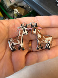 Goat earrings