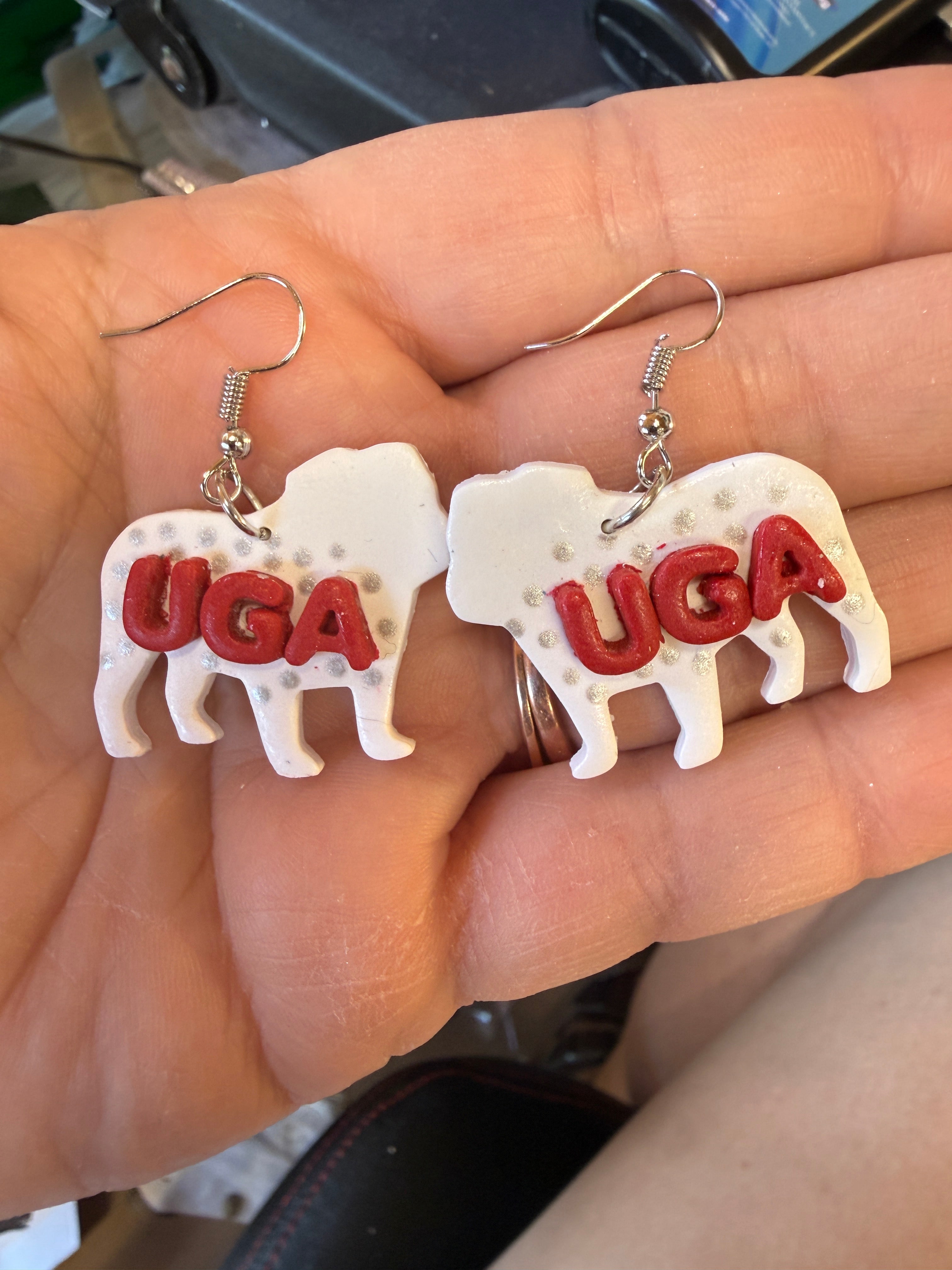 UGA earrings