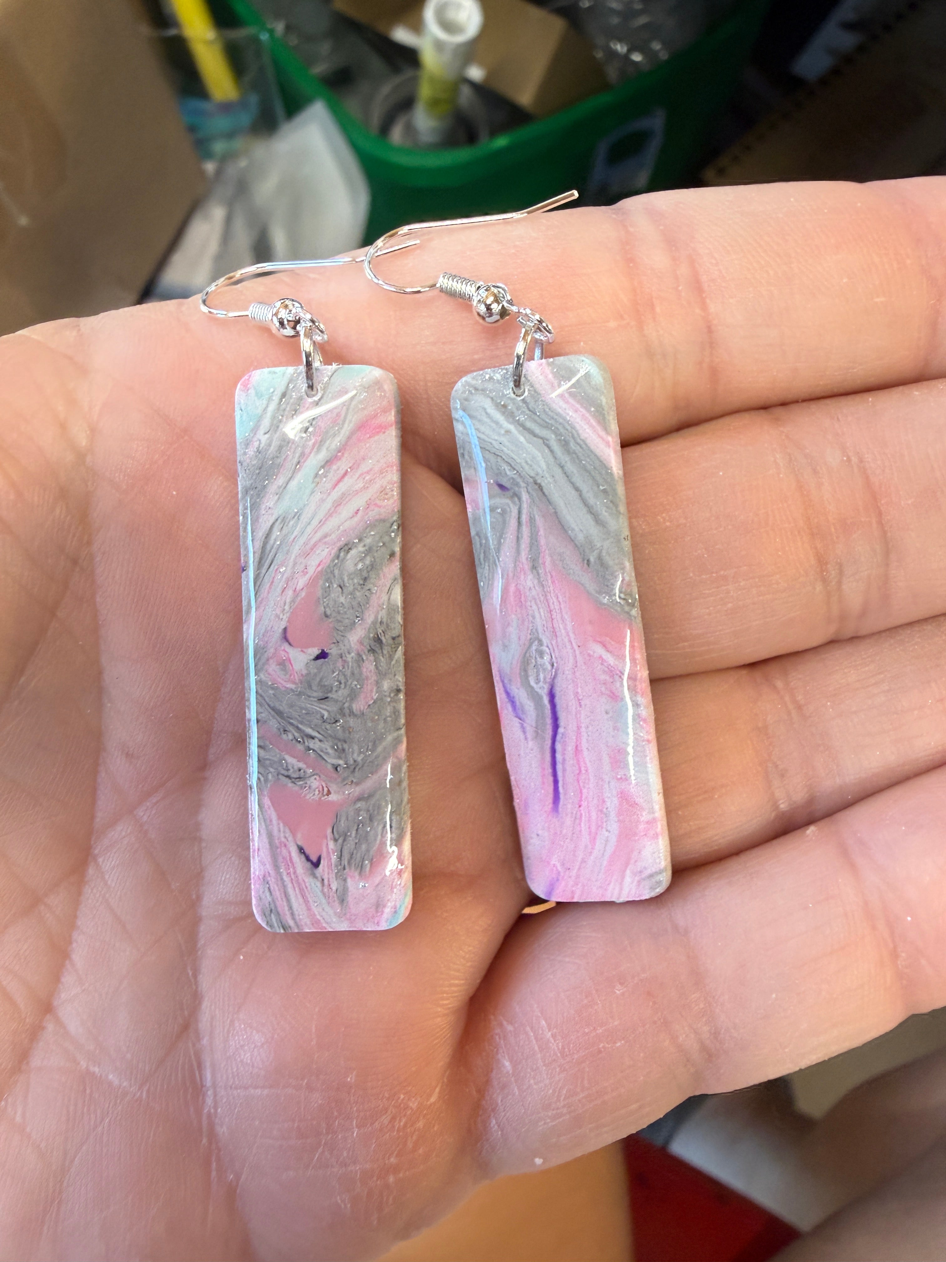 Clay earrings