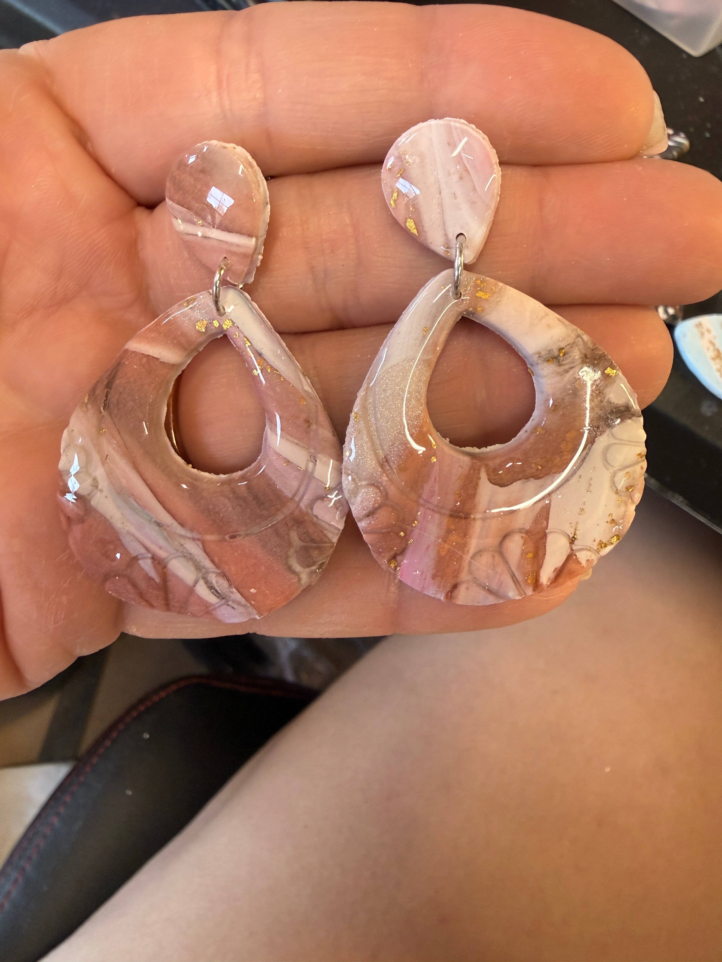 Clay earrings