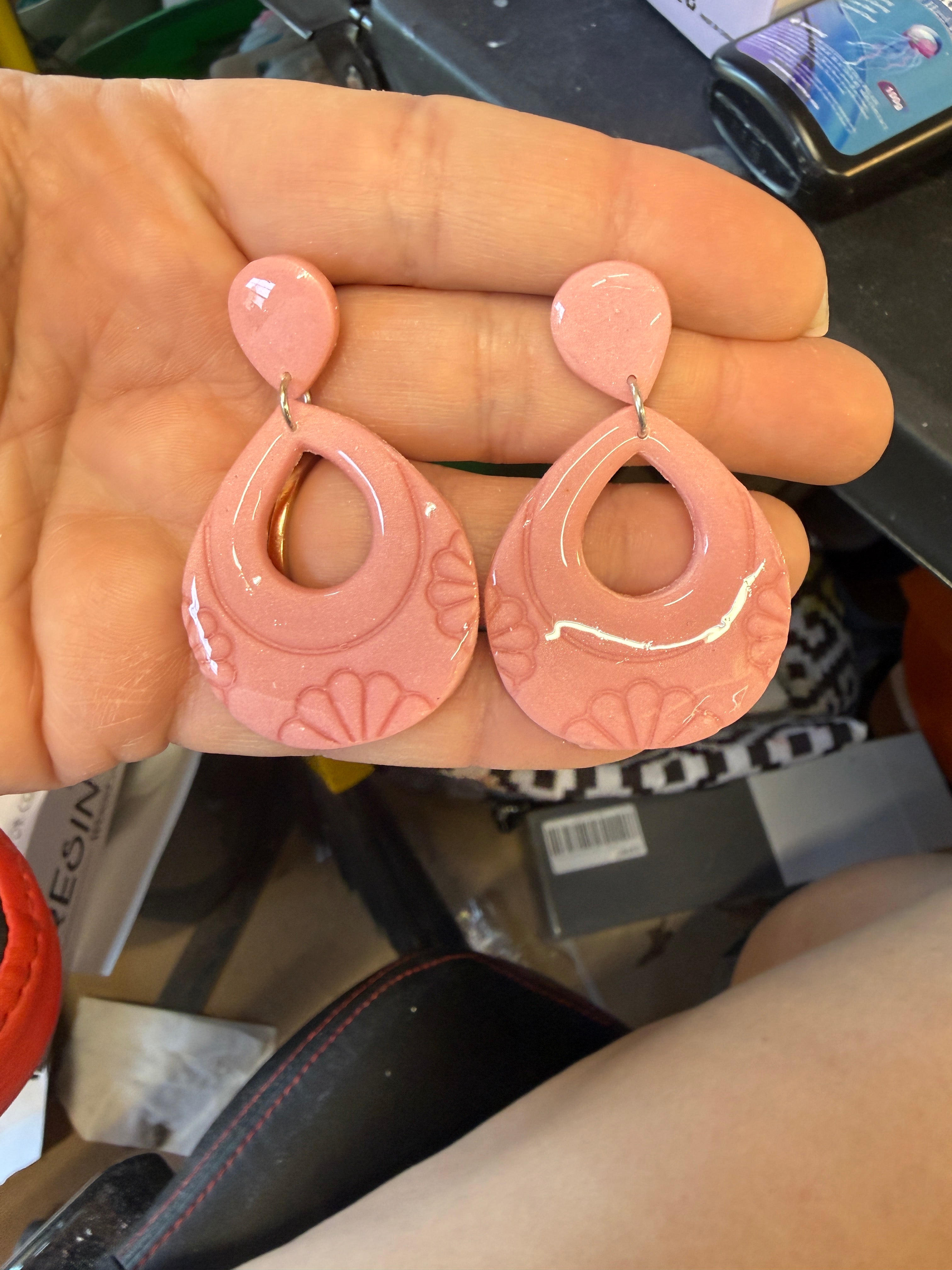 Clay earrings