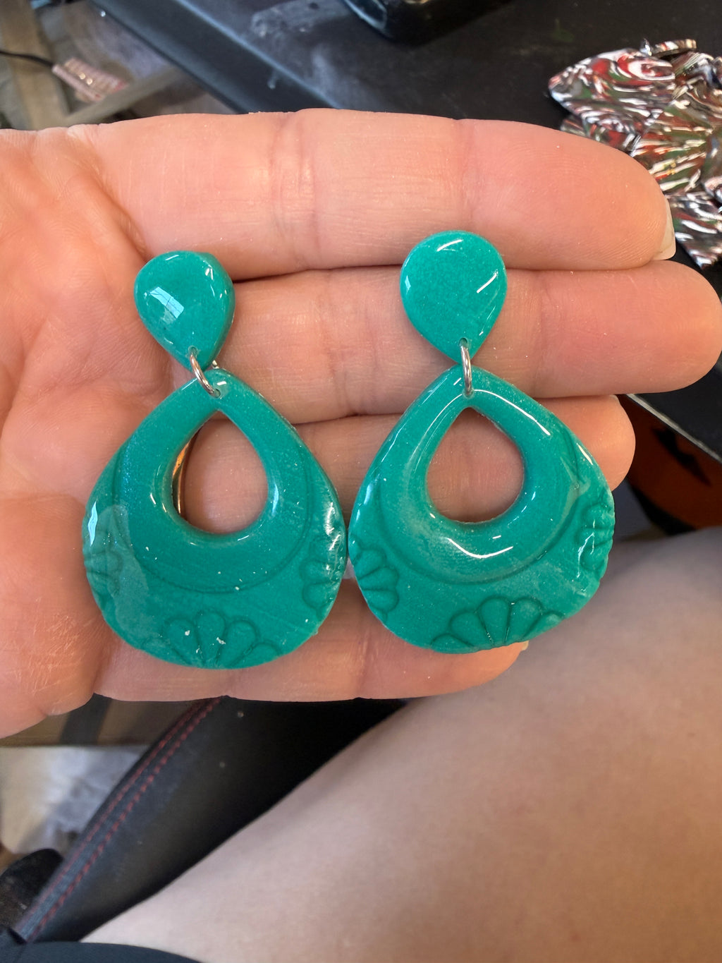 Clay earrings