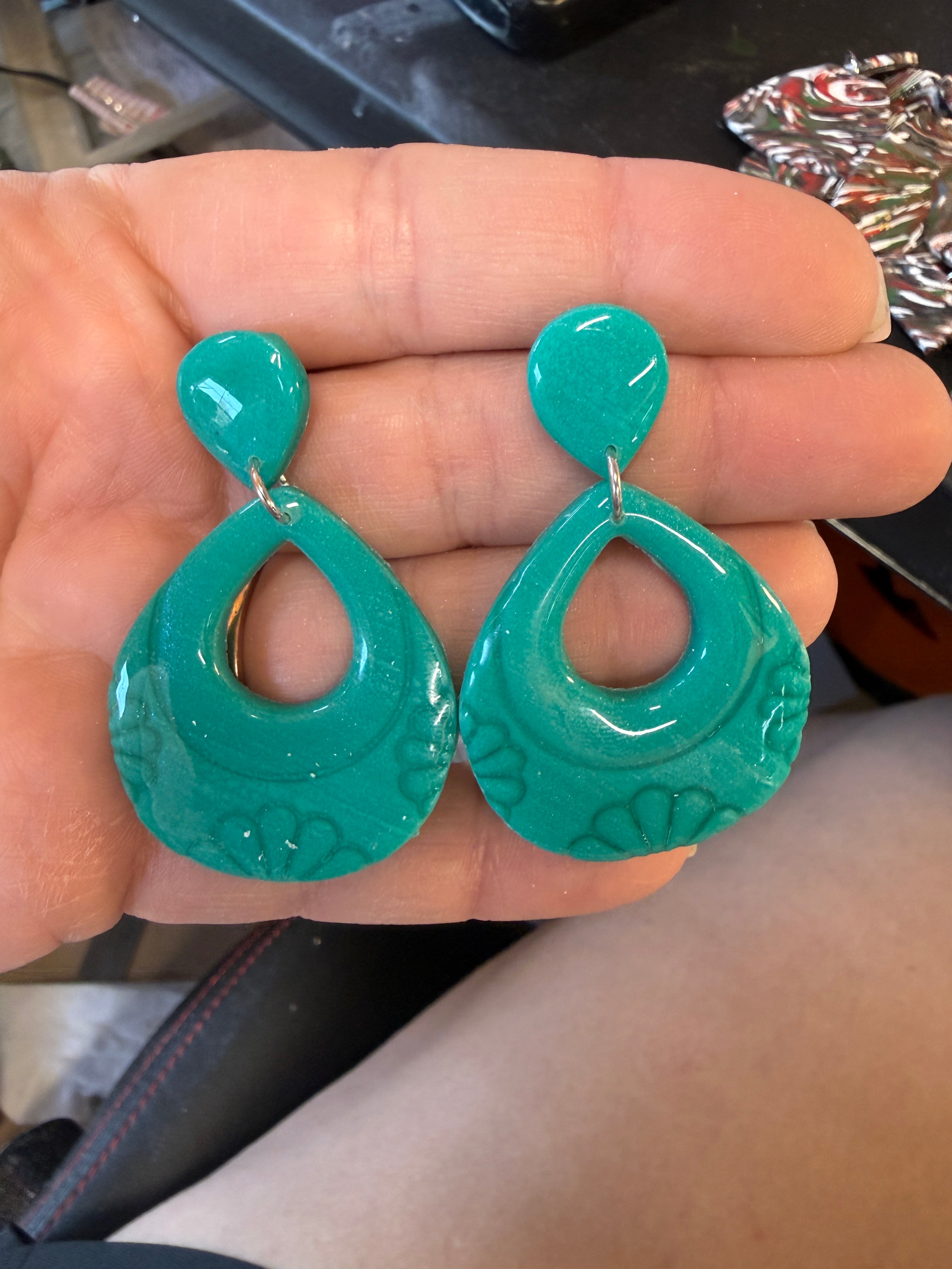 Clay earrings