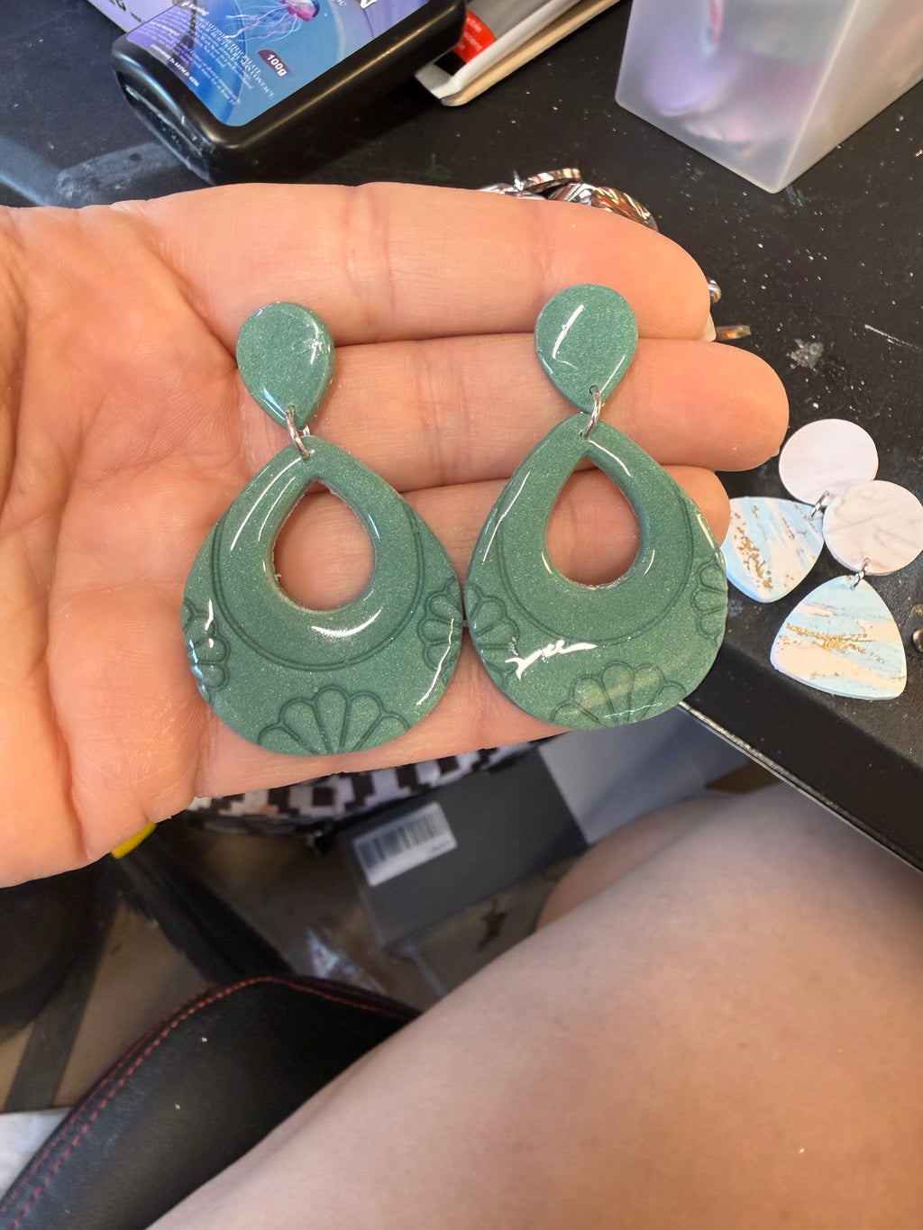 Clay earrings