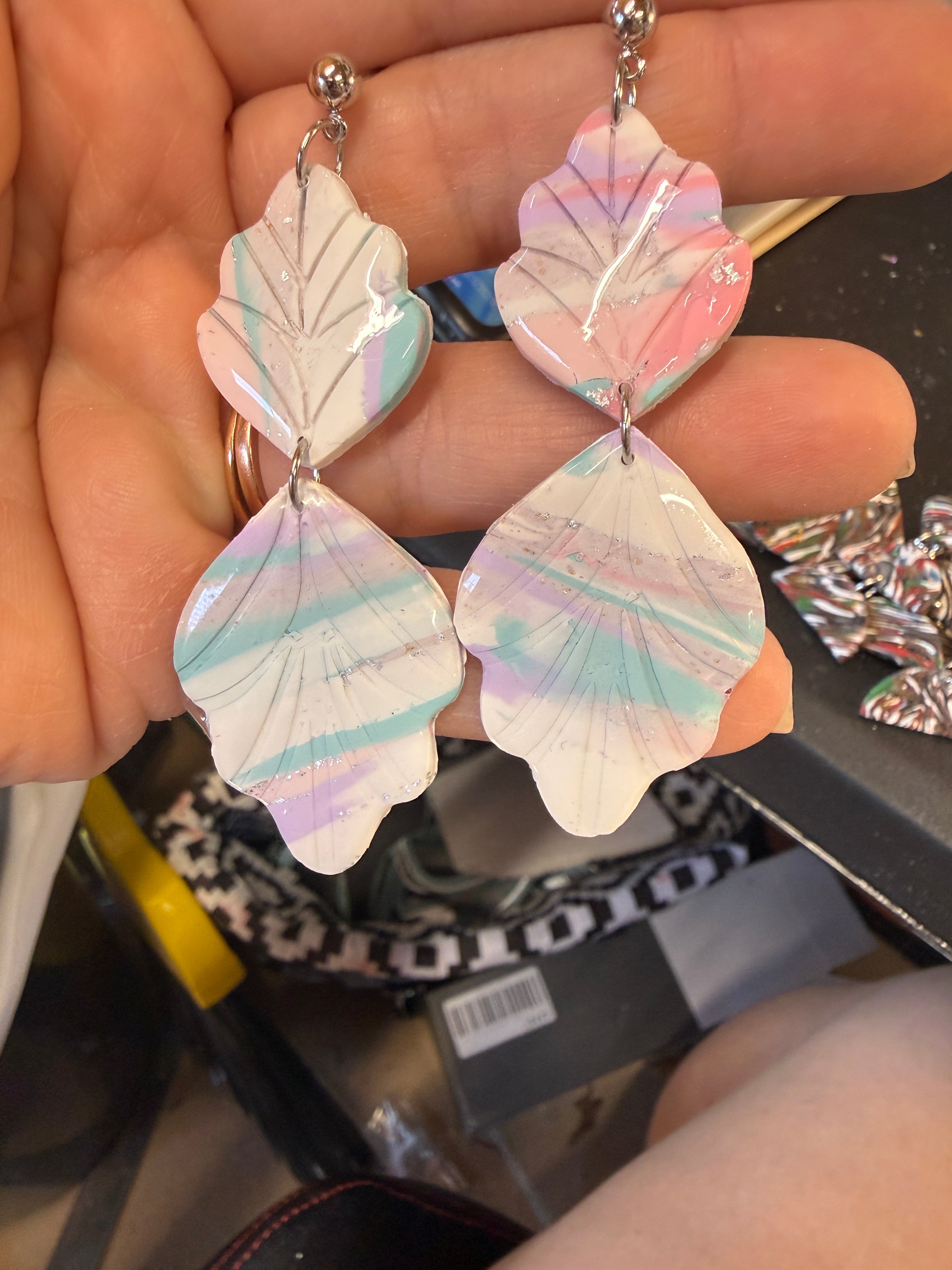 Clay earrings