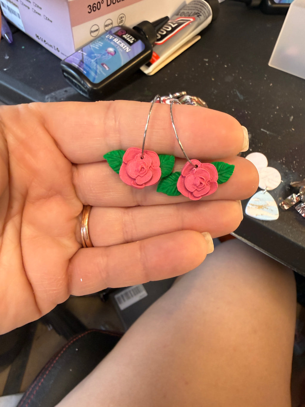 Clay earrings