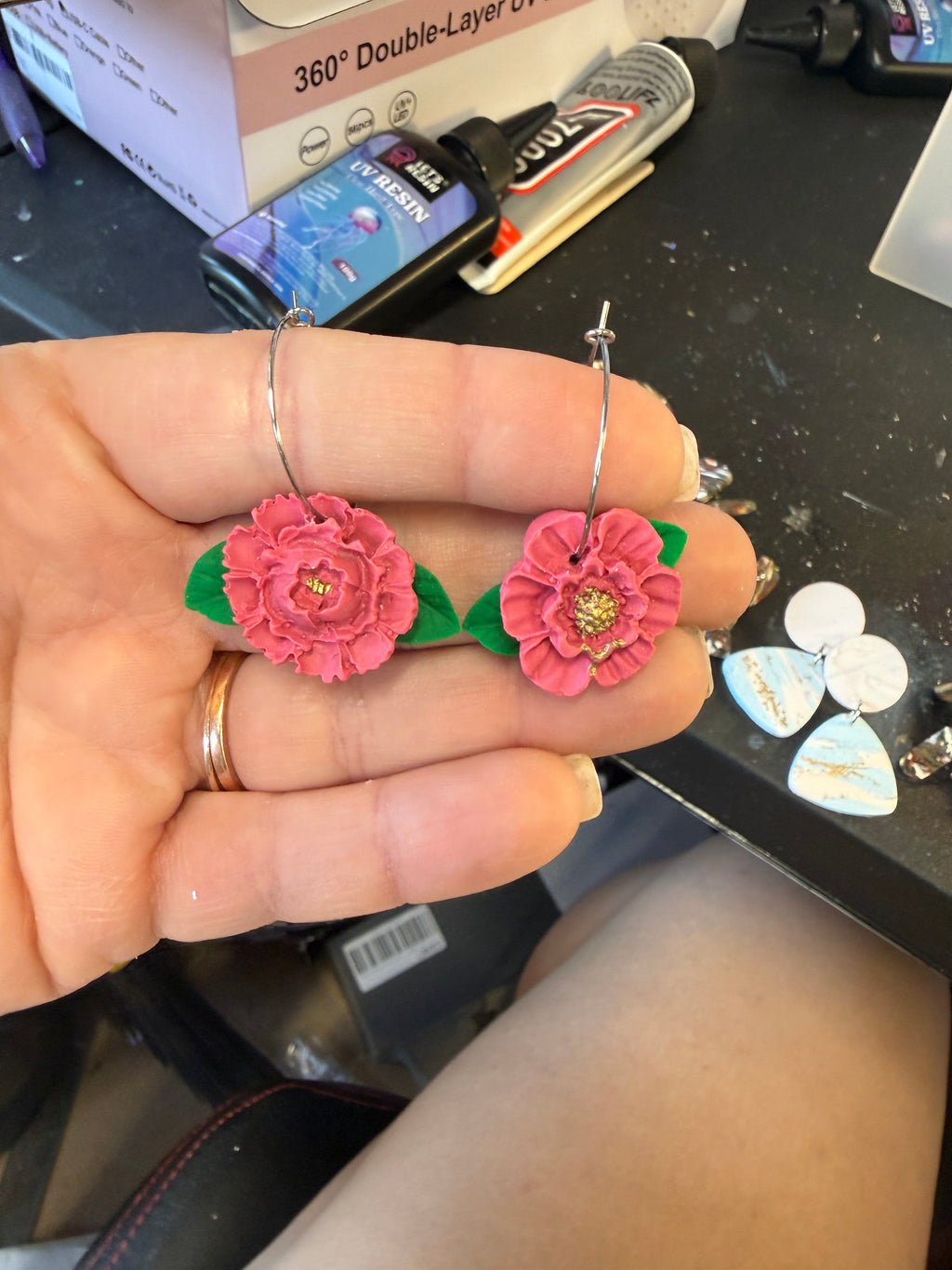Clay earrings