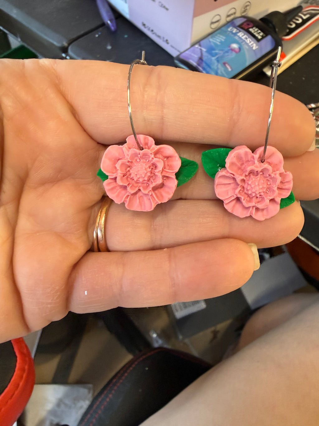 Clay earrings