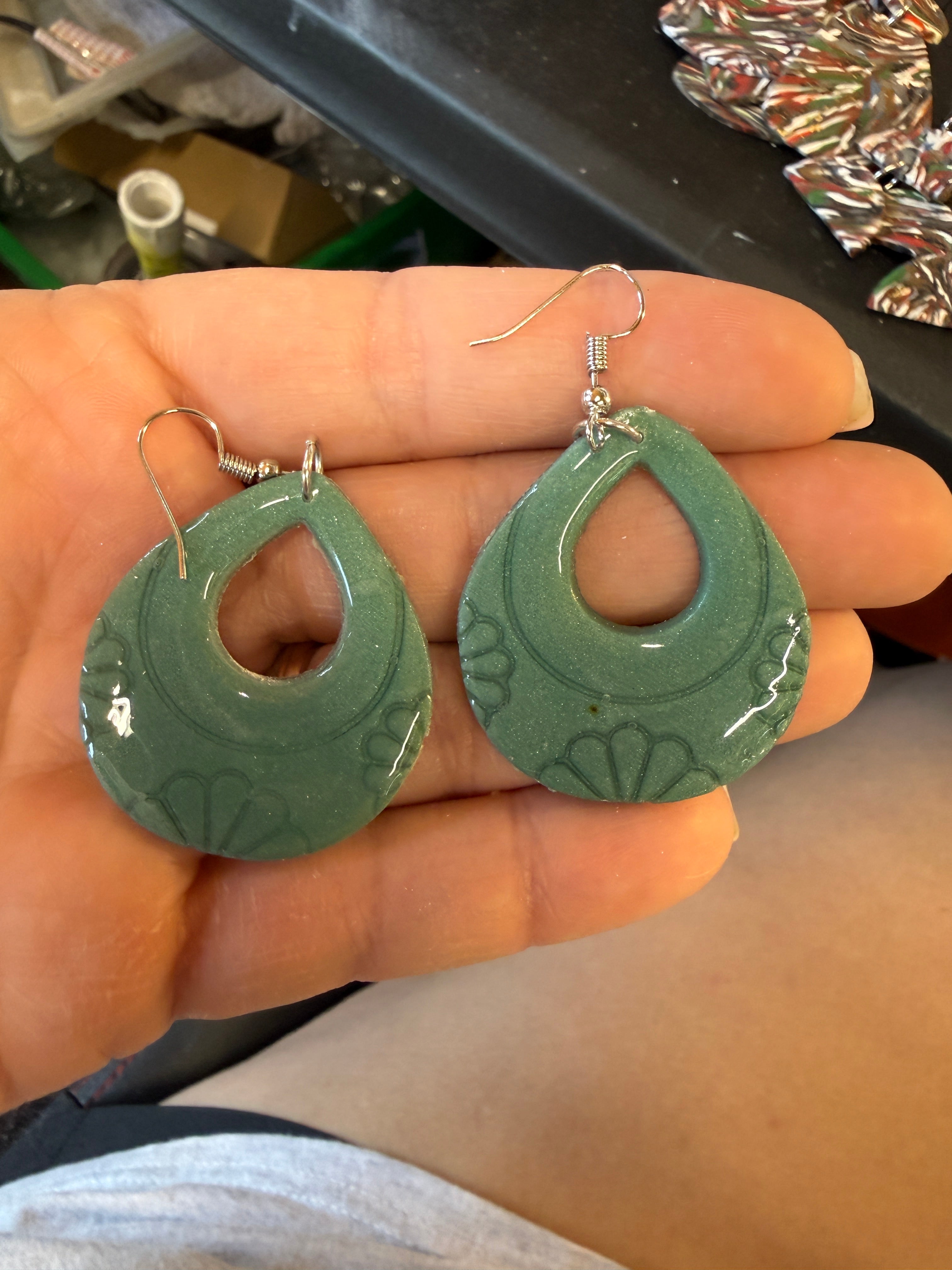 Clay earrings