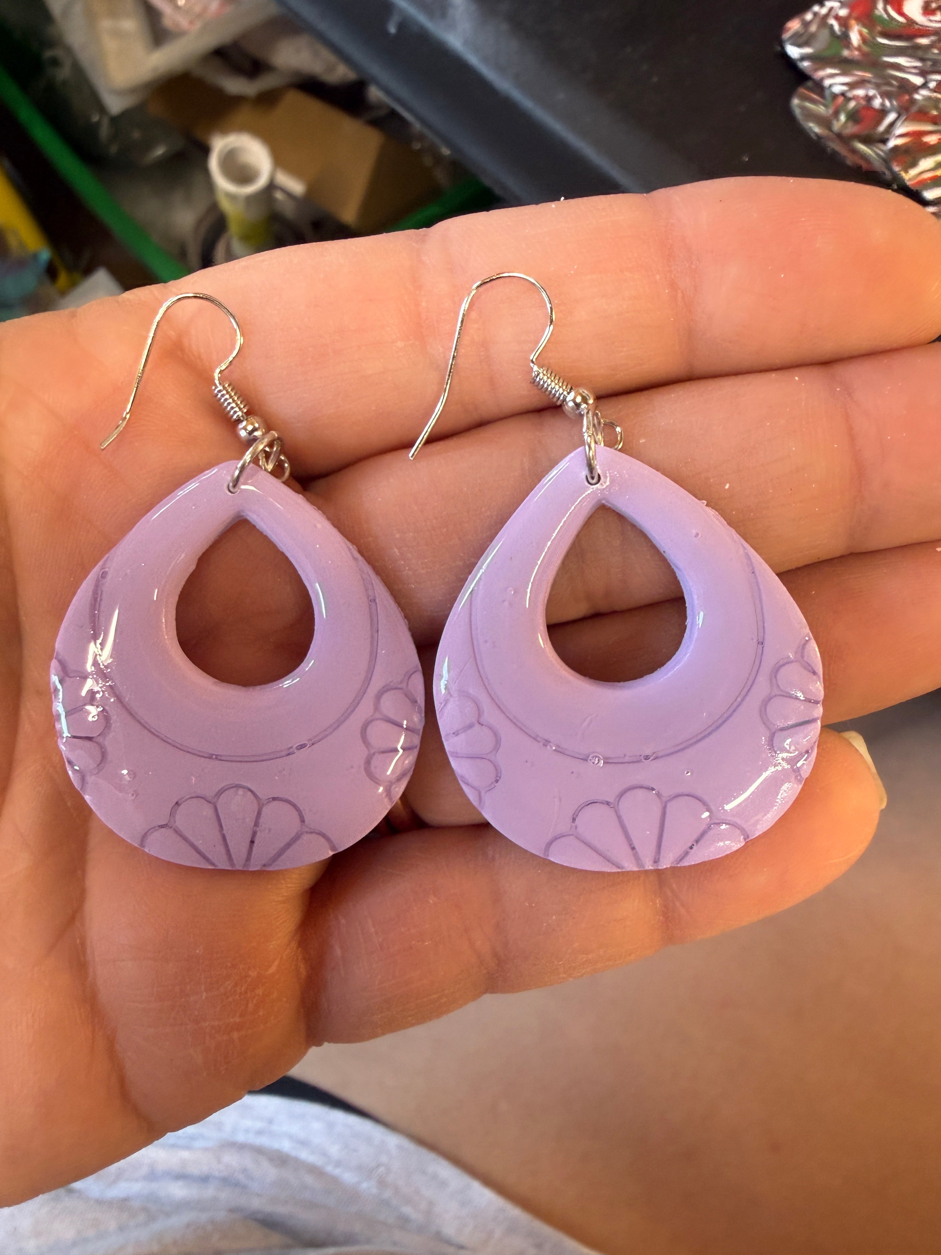 Clay earrings