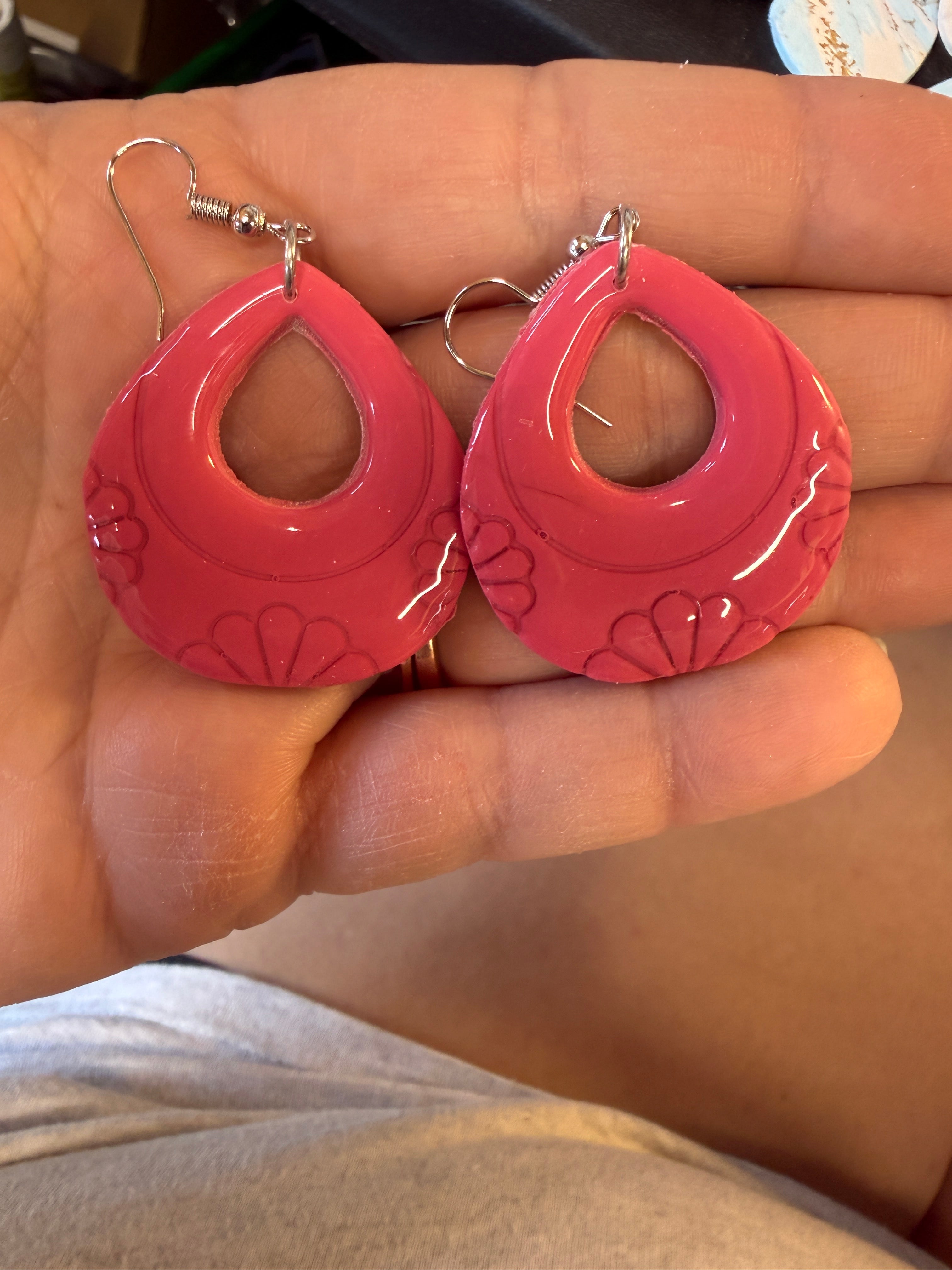 Clay earrings