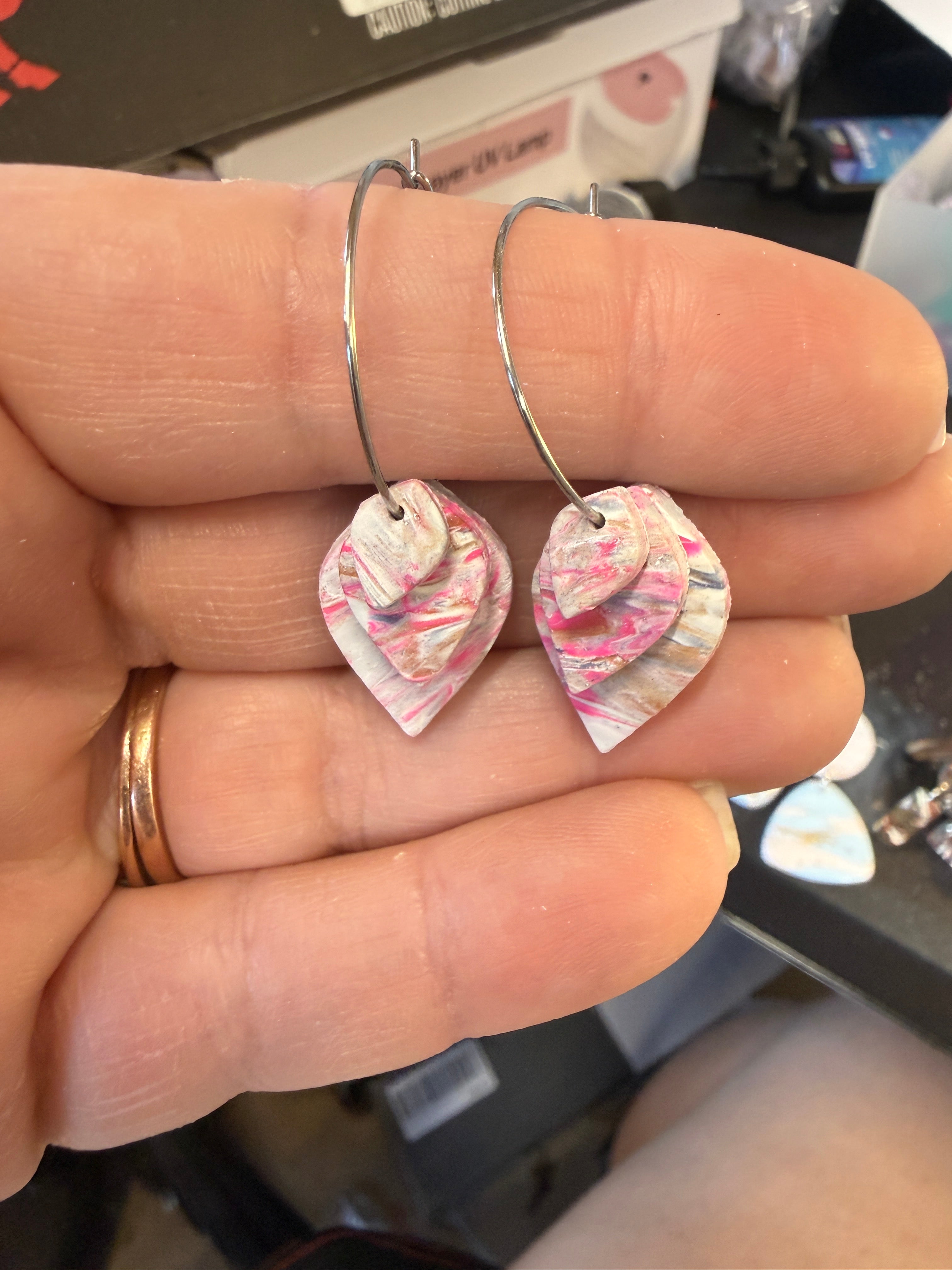 Clay earrings