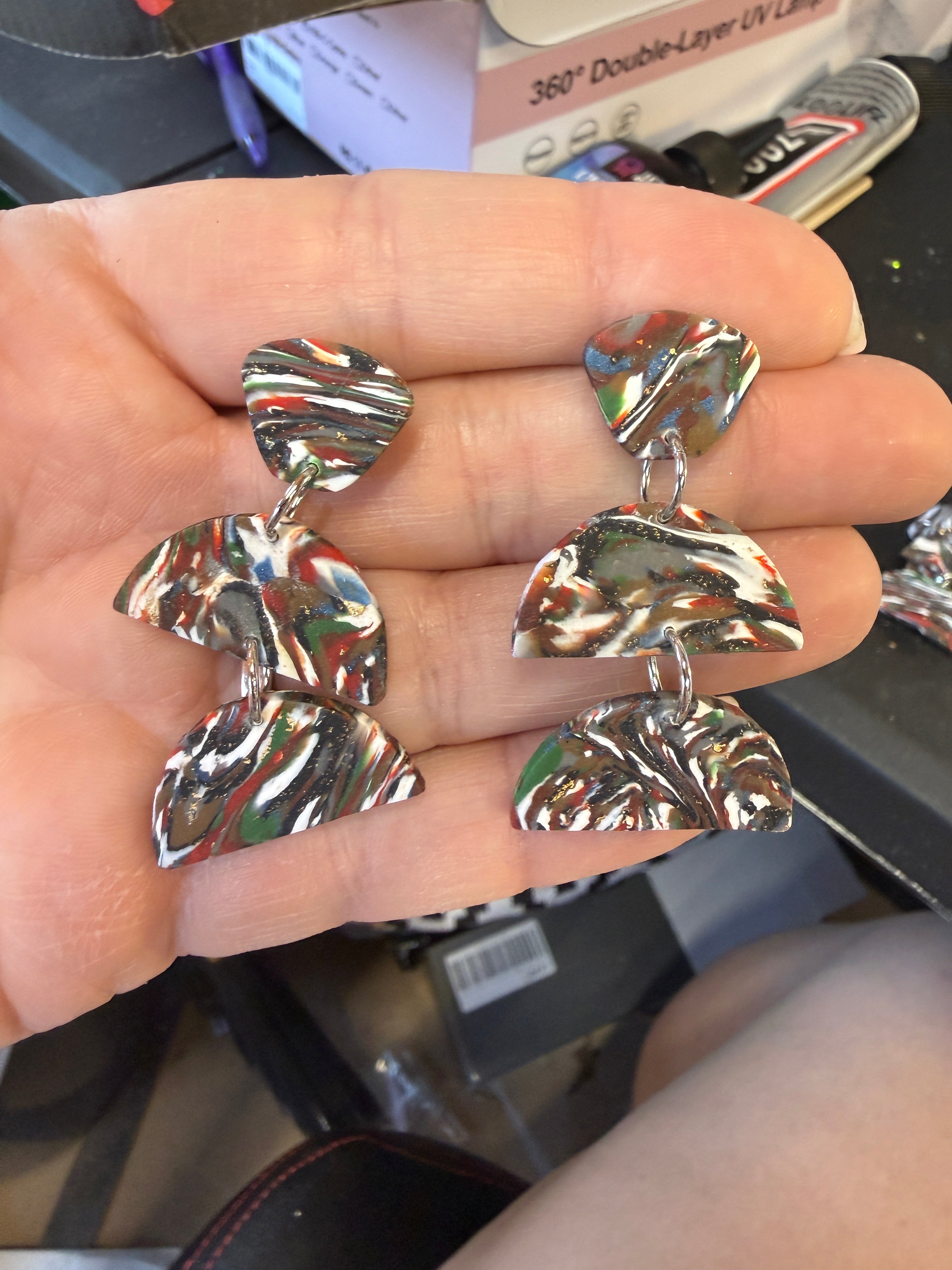 Clay earrings