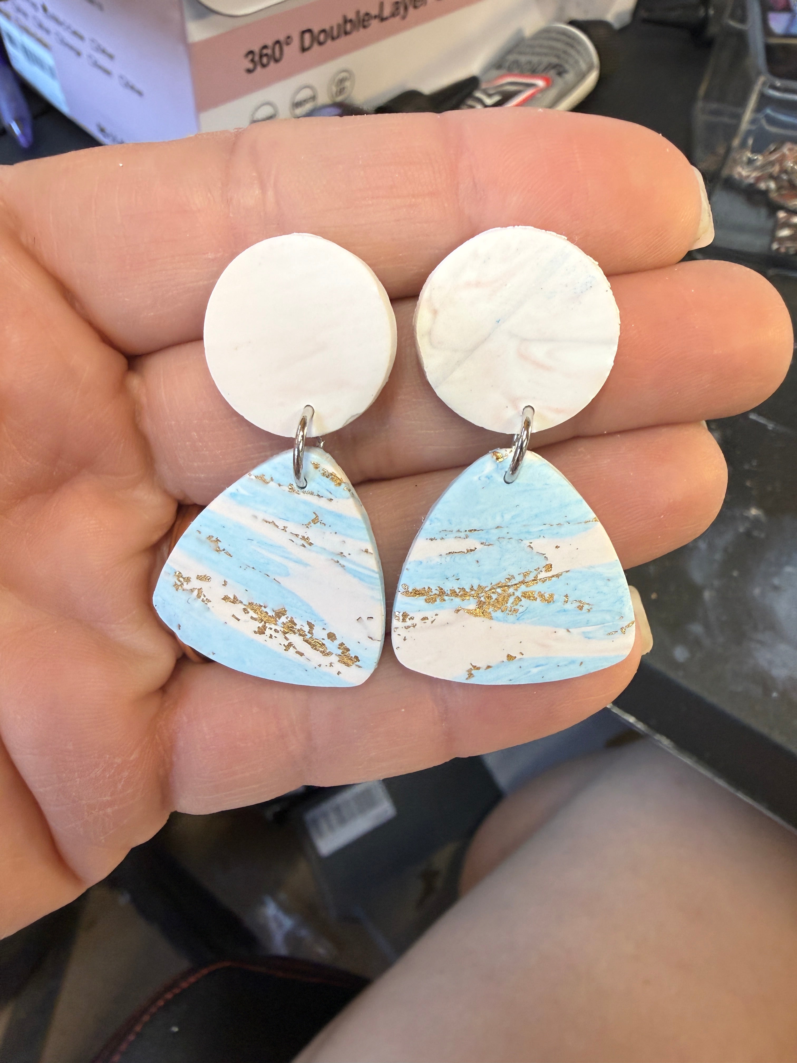 Clay earrings