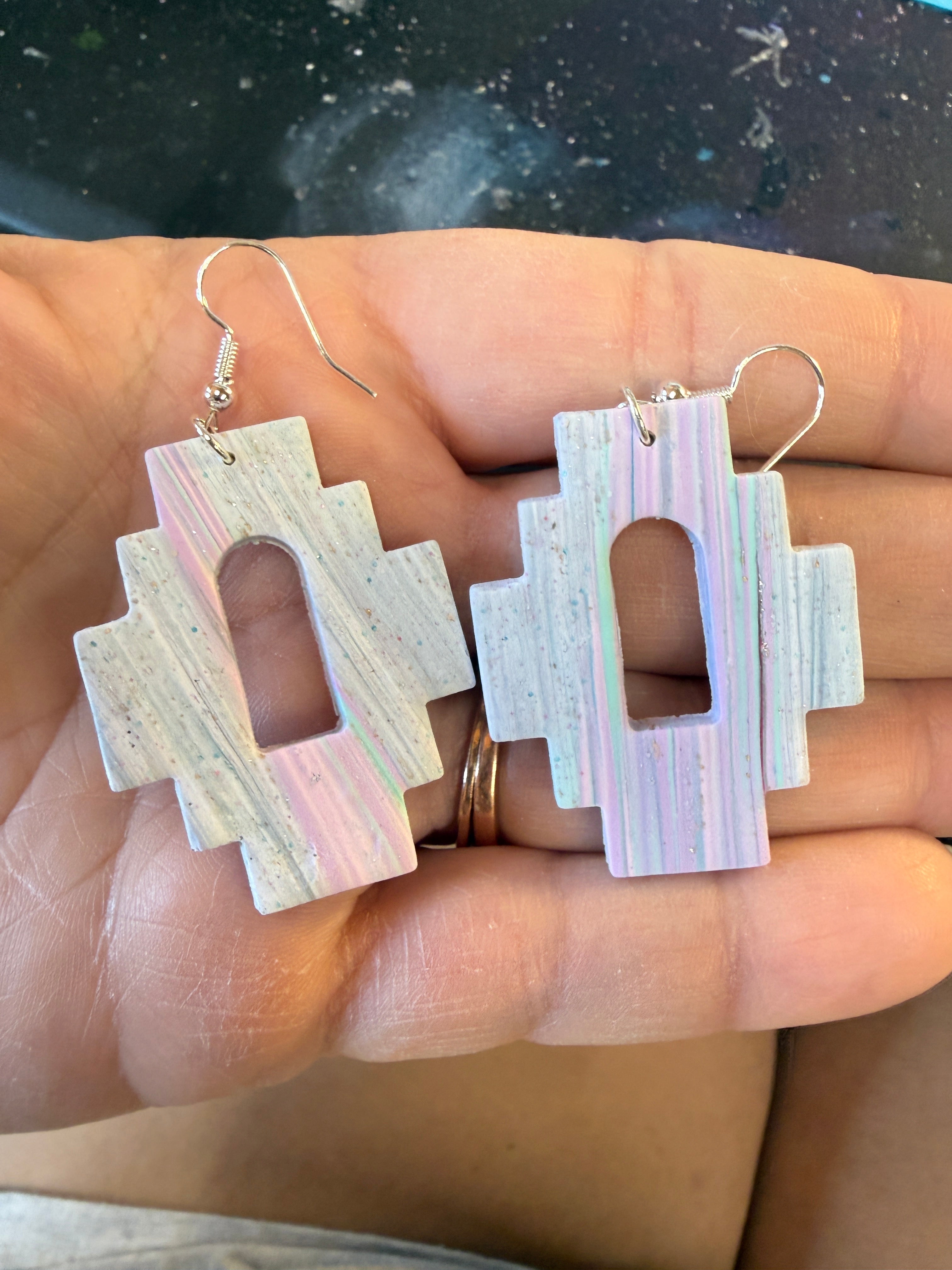 Clay earrings