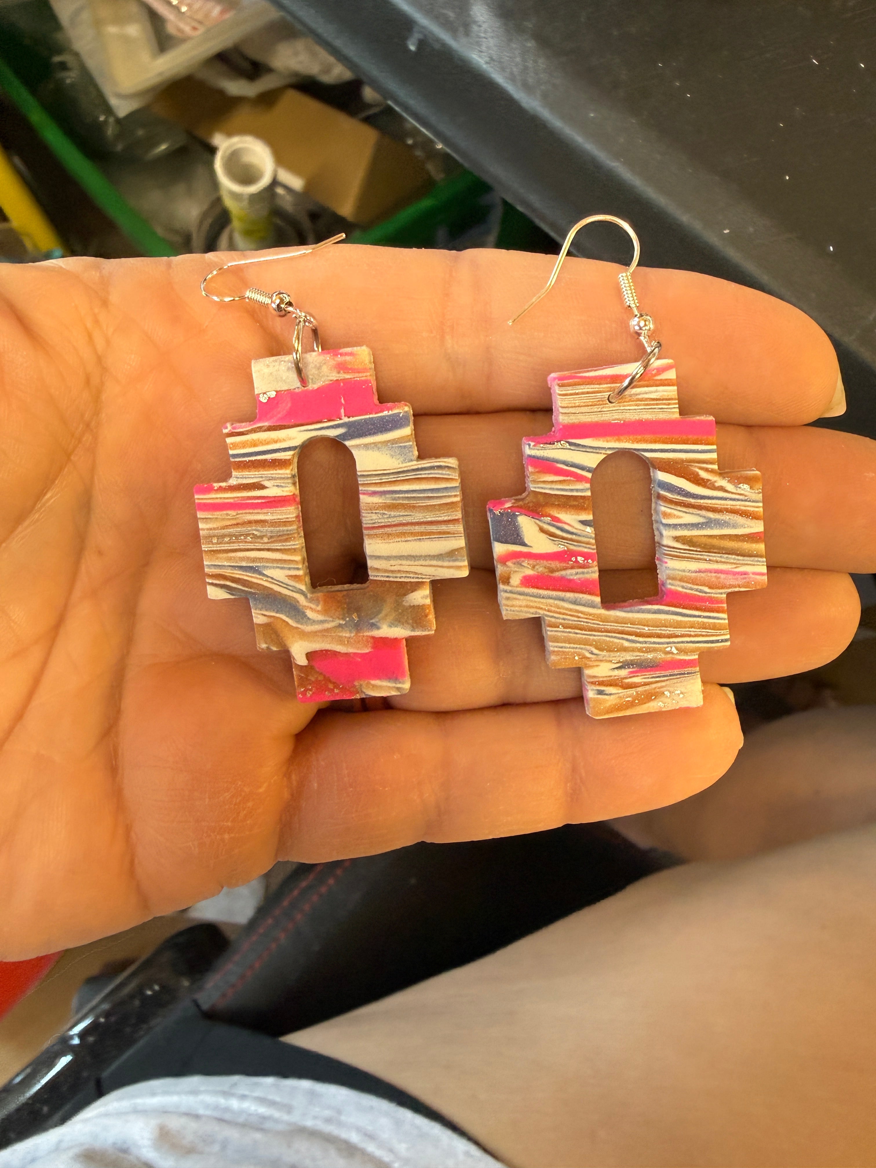 Clay earrings