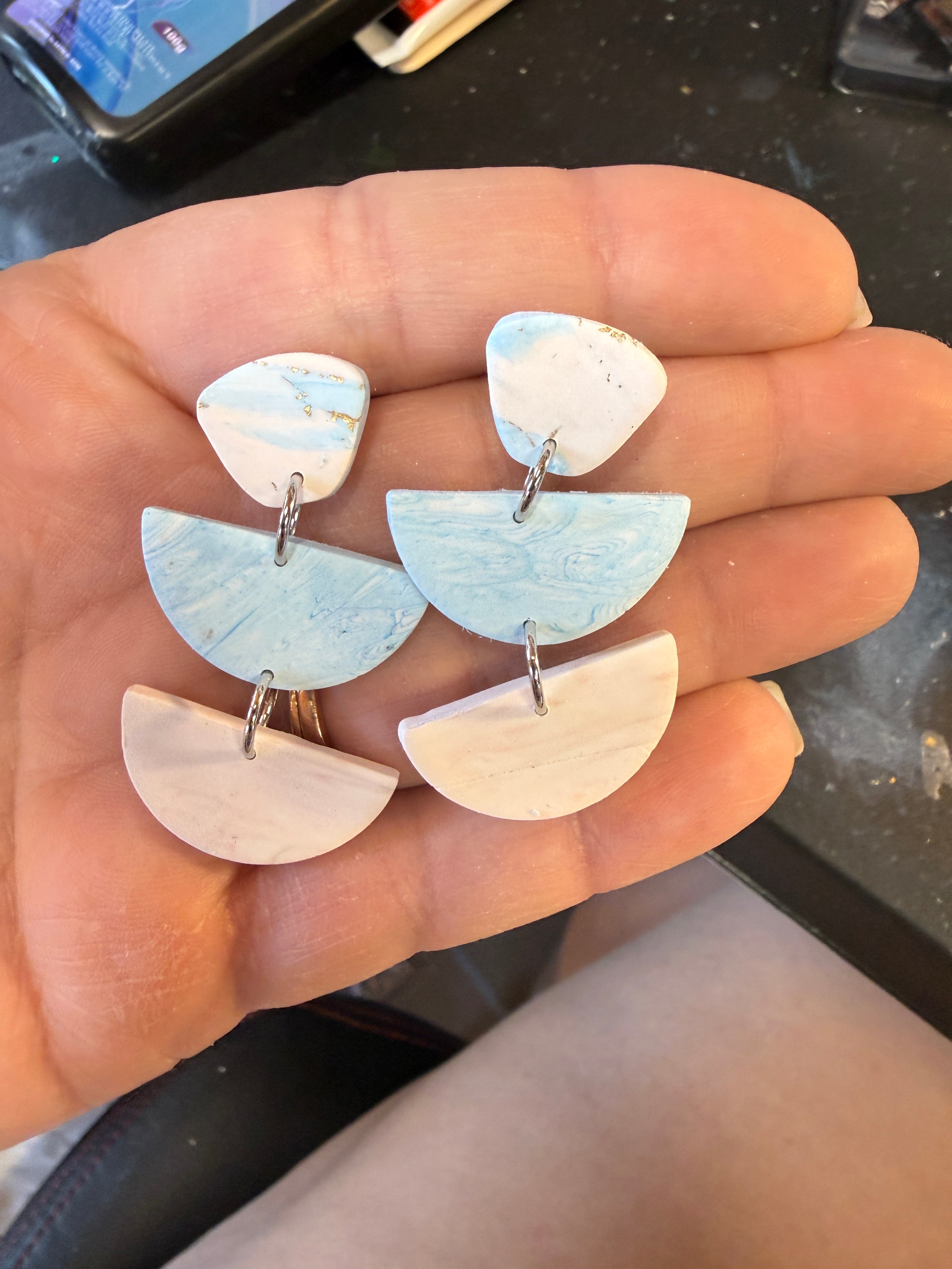 Clay earrings