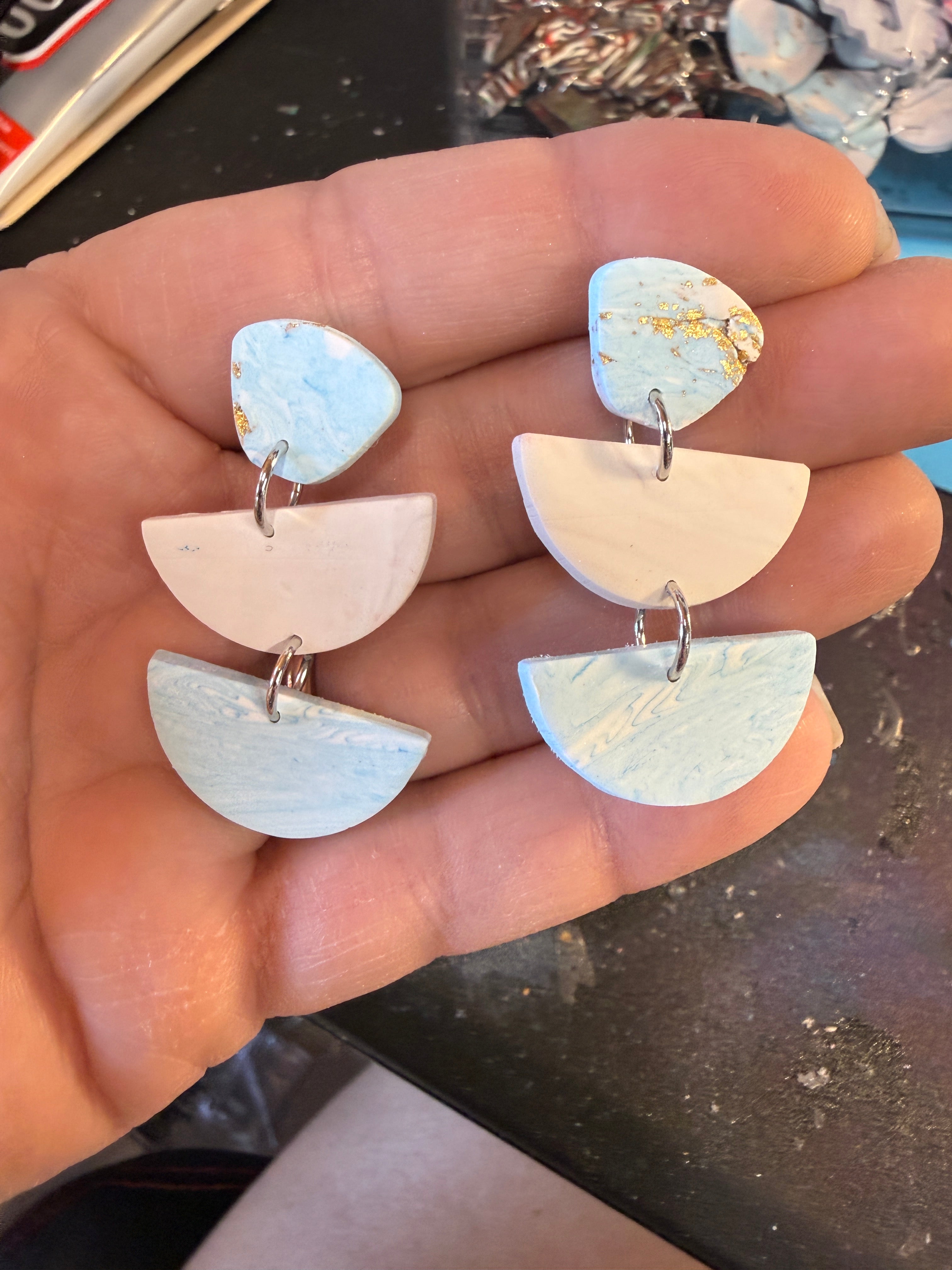 Clay earrings