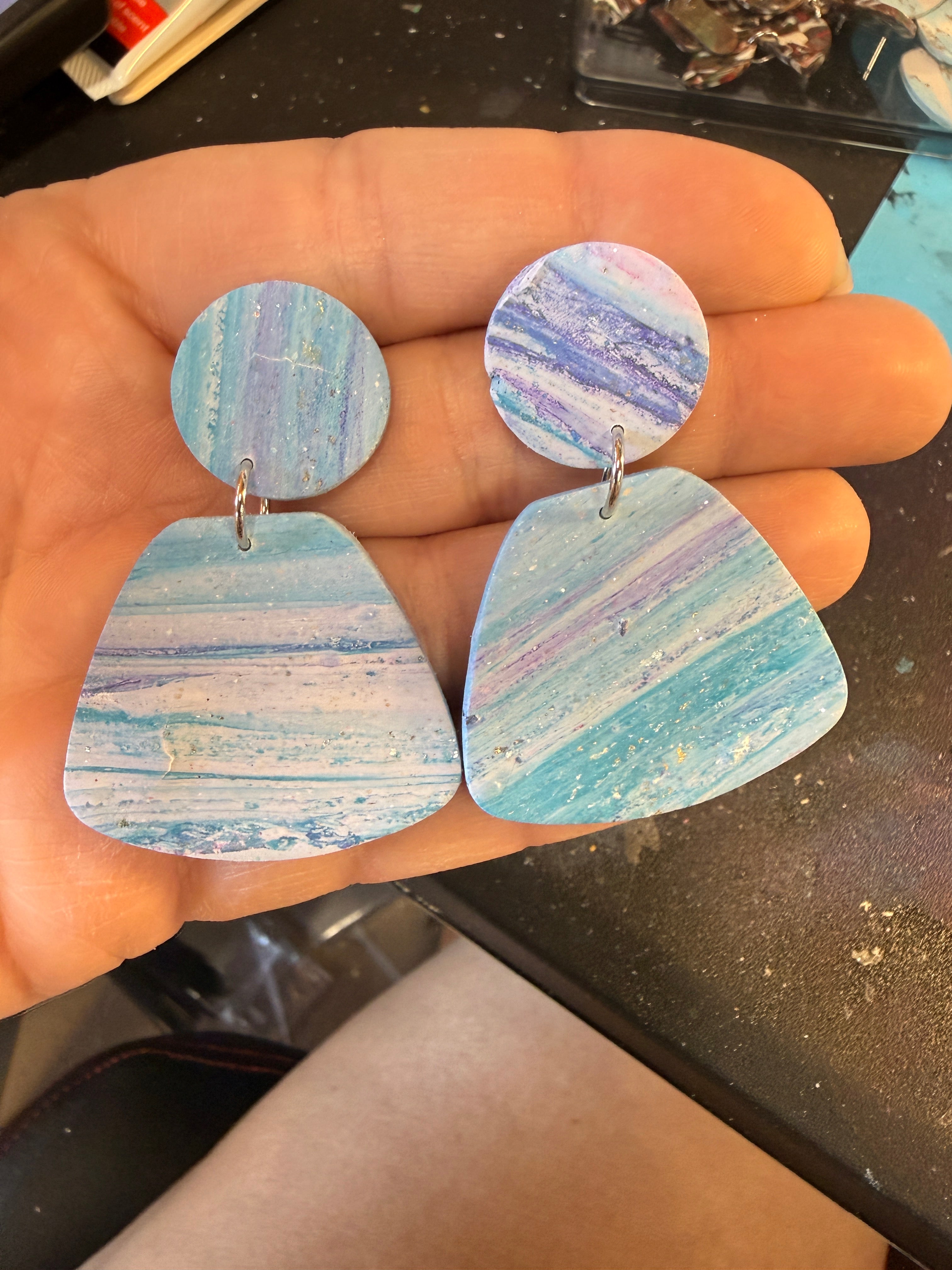 Clay earrings