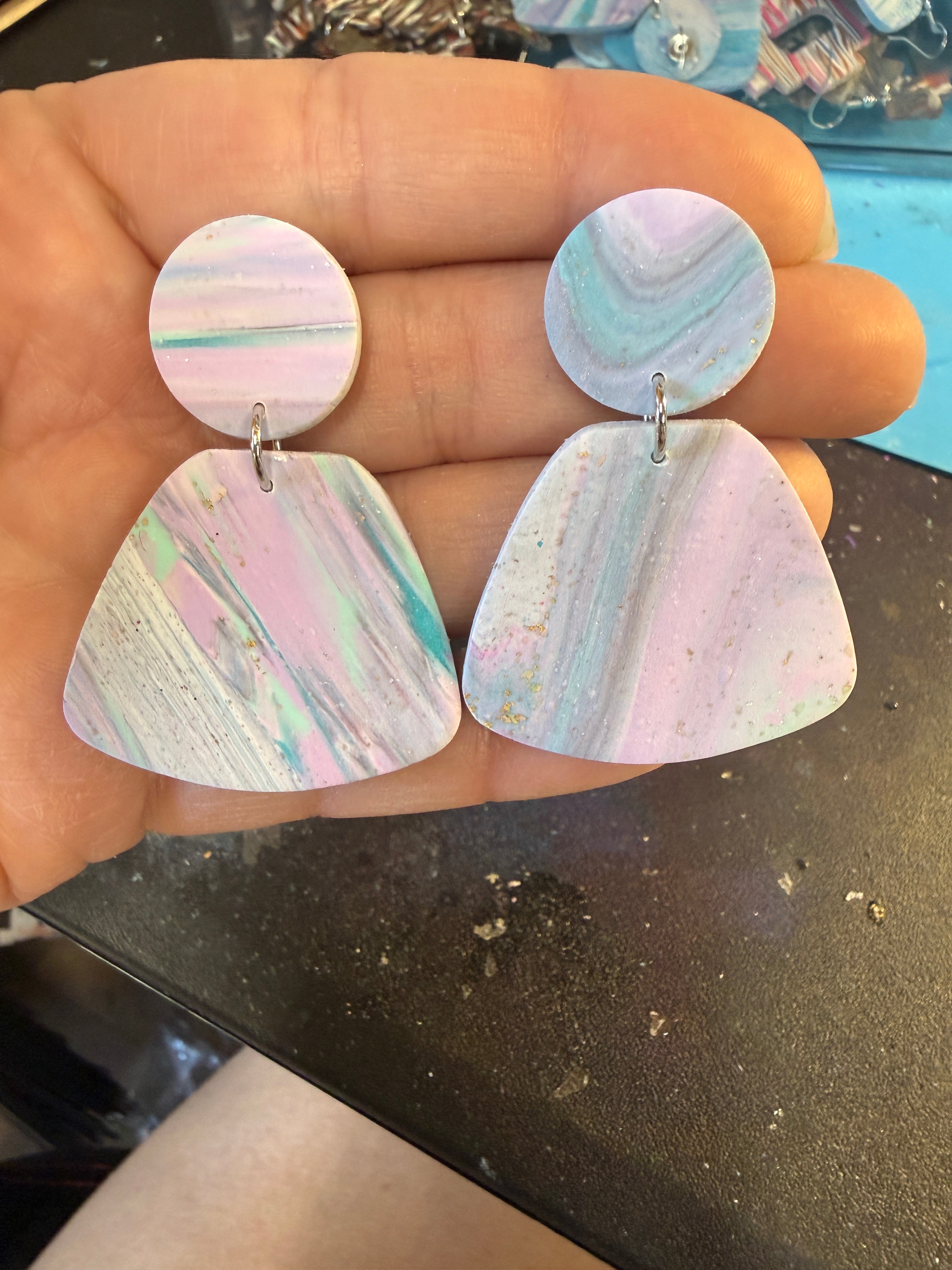Clay earrings