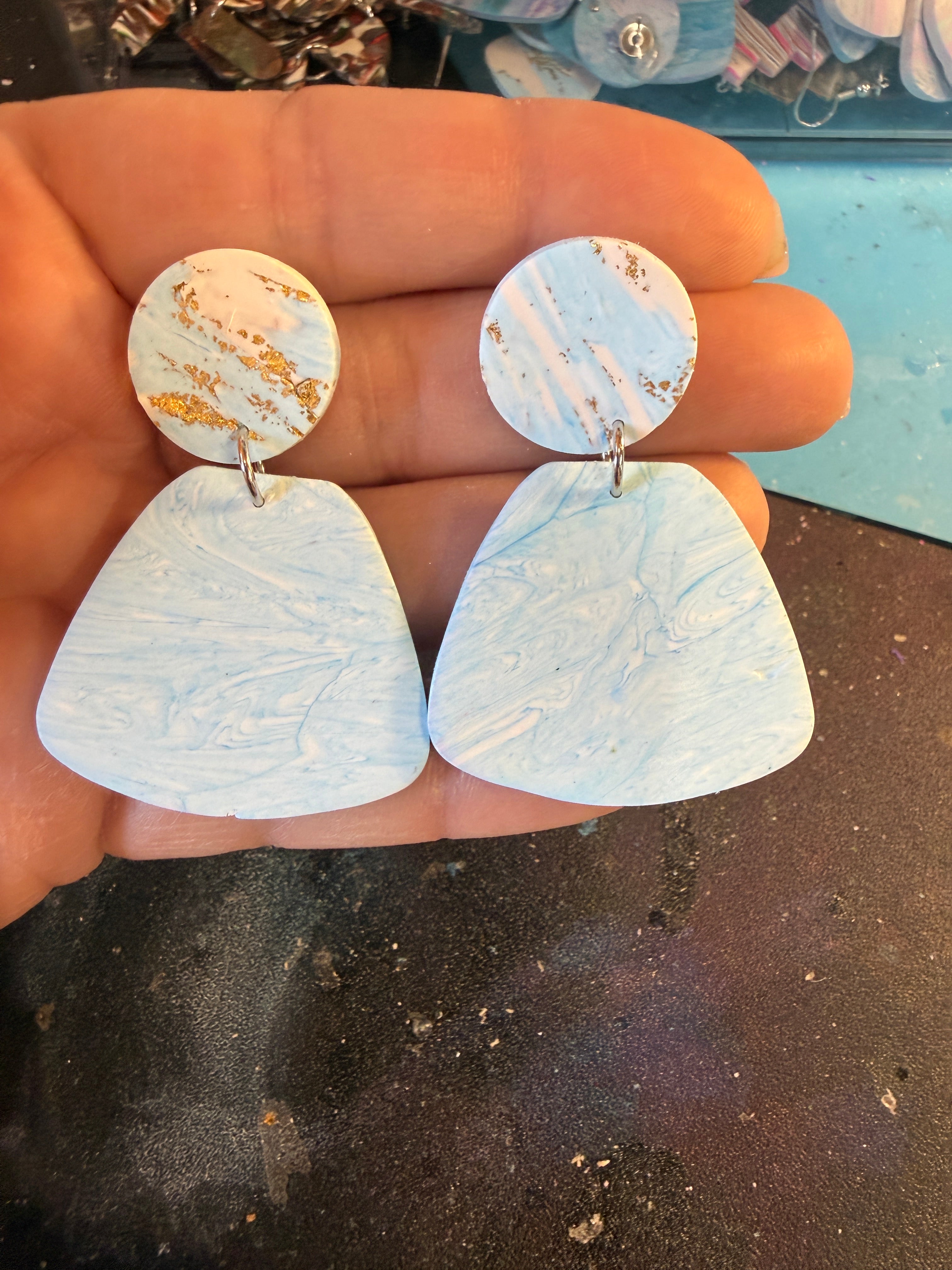 Clay earrings
