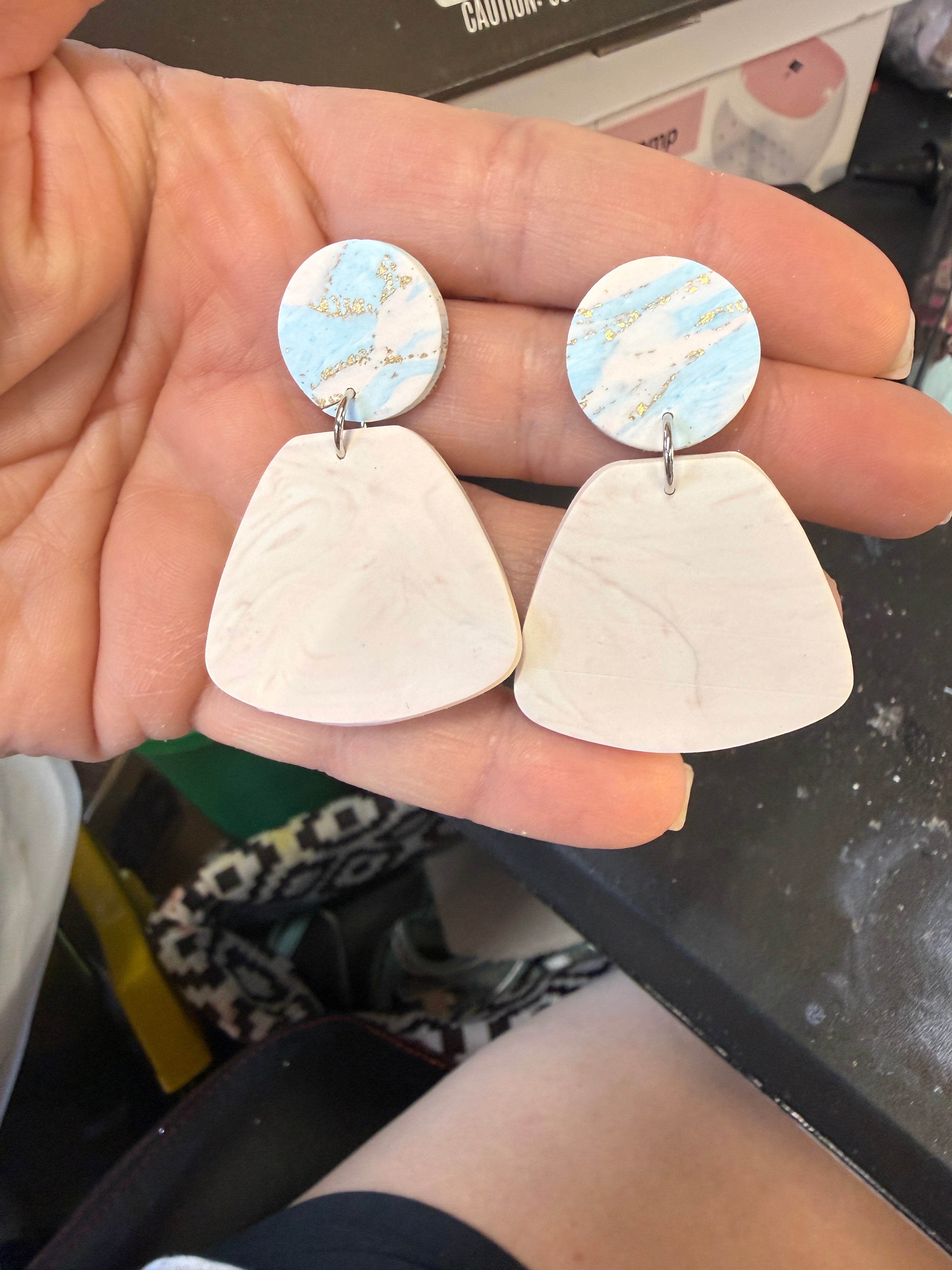 Clay earrings