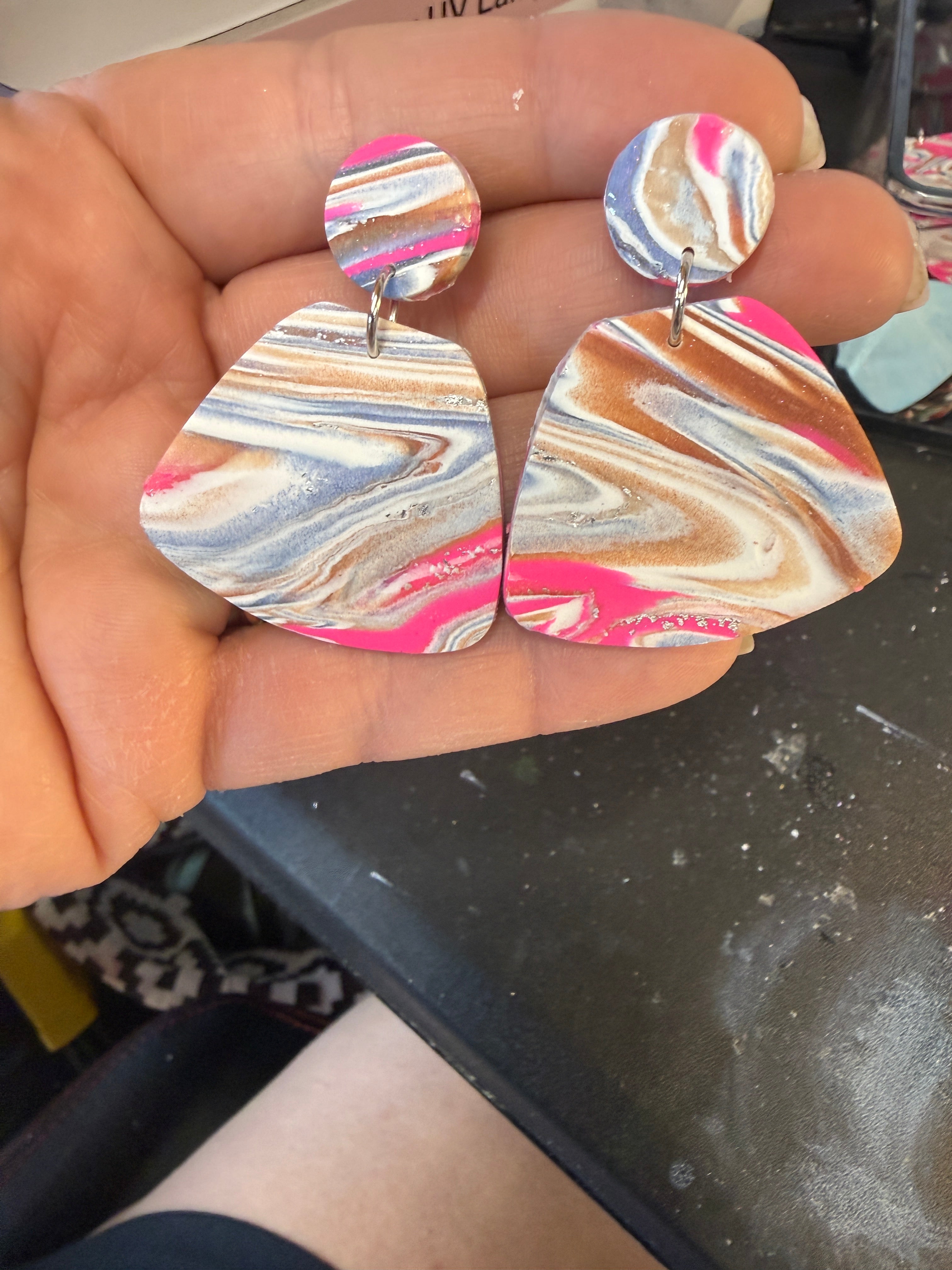 Clay earrings