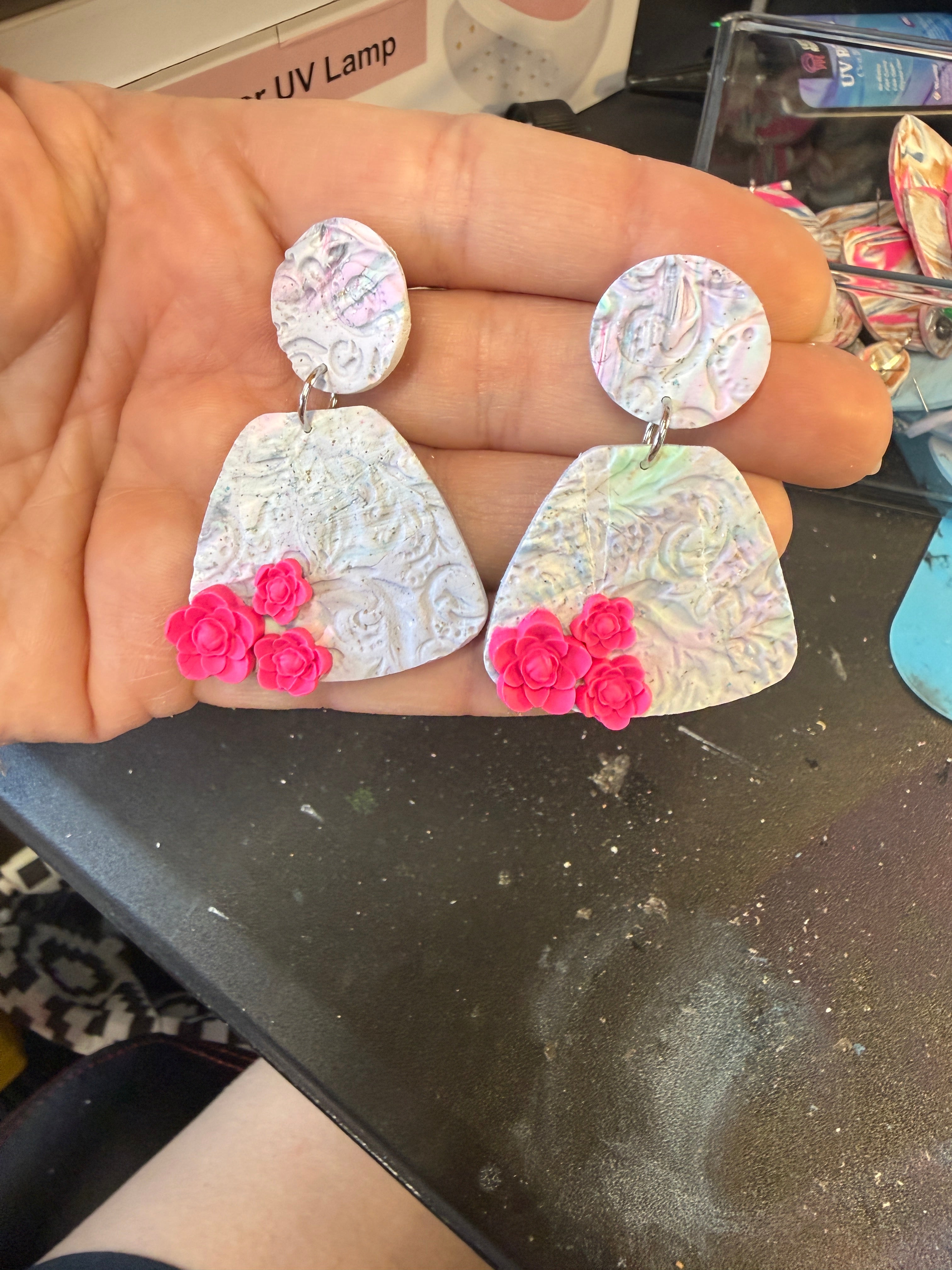 Clay earrings