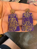 Polymer clay earrings
