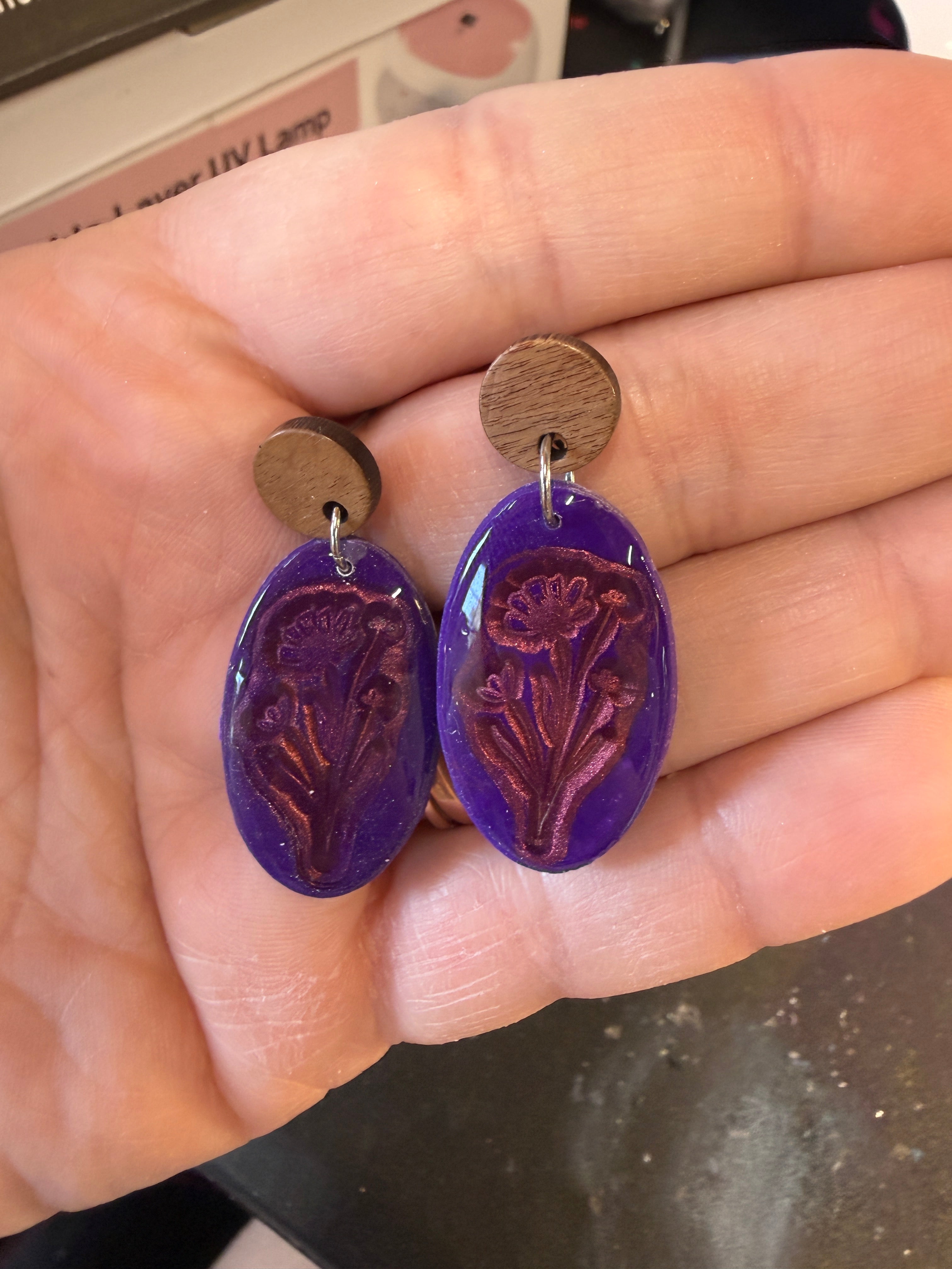Clay earrings