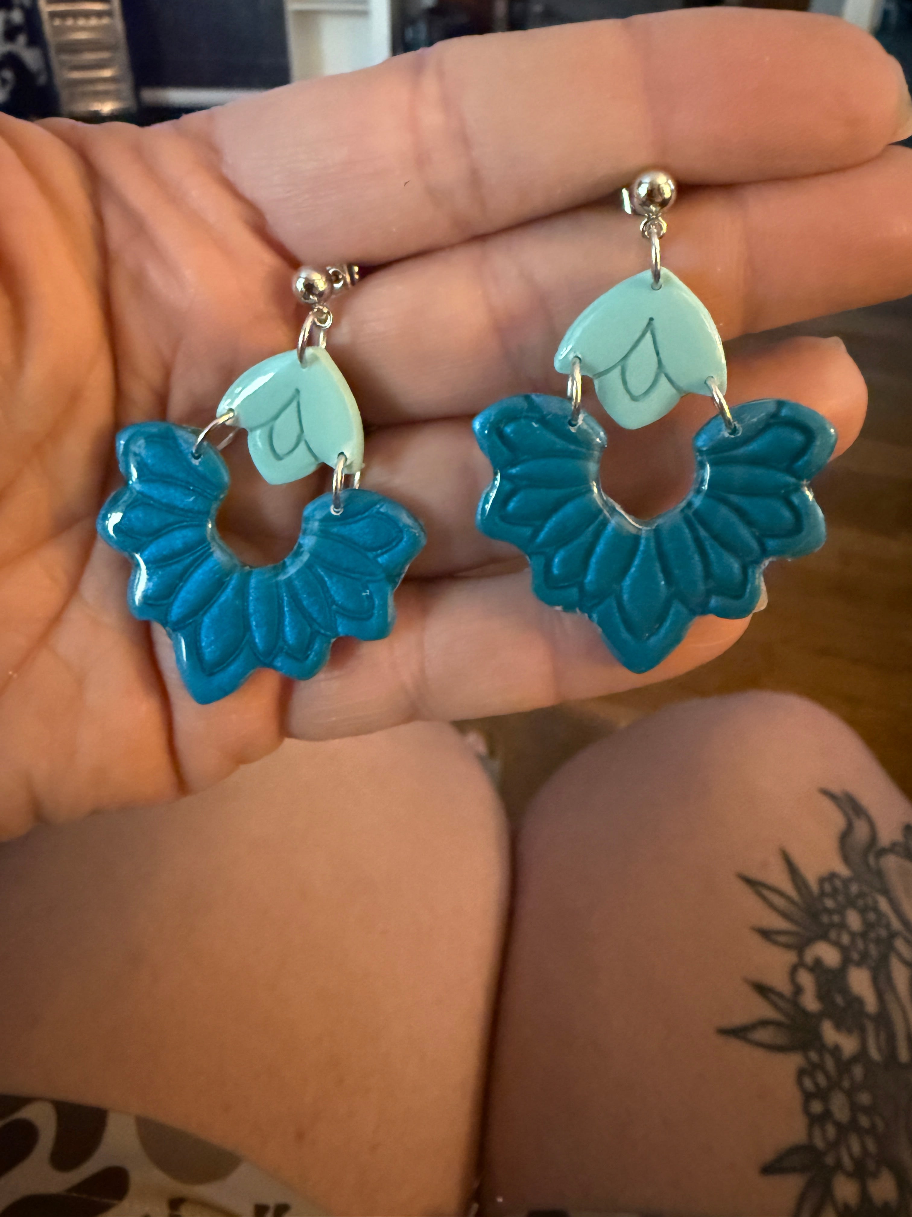 Clay earrings